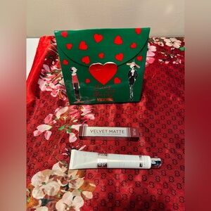 Moschino bundle, Velvet Matte Lipstick, and Loving Tan remover